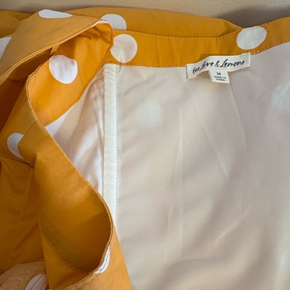 FOR LOVE & LEMONS TANGERINE AUBURN SARONG MINI DRESS , sz : medium - Picture 13 of 15